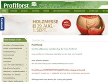 Tablet Screenshot of profiforst.at